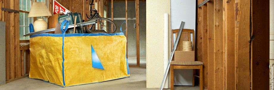 Anthente's PolyBin - a bulk bag designed for retail use, specifically for home renovation.